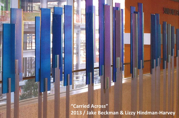 Carried across by Jake Beckman and Lizzy Harvey